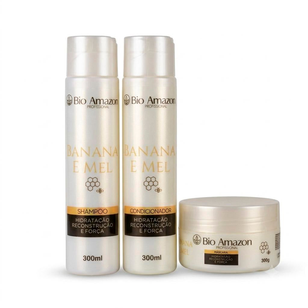 Kit Banana e Mel - 300ml