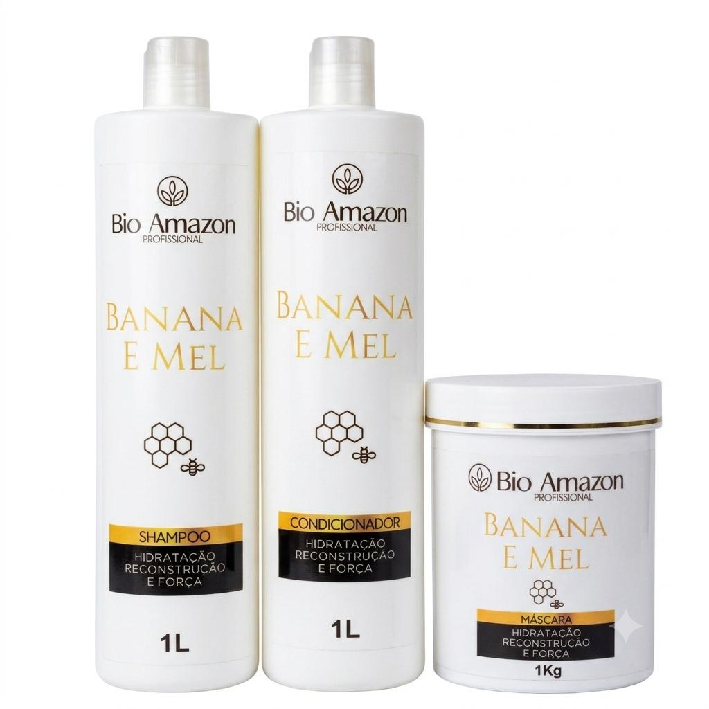 Kit Banana e Mel 1l - 3 itens
