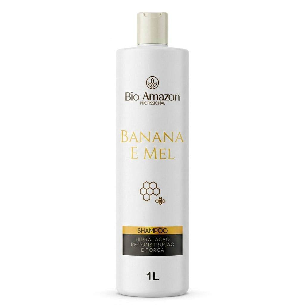 Shampoo Banana e Mel 1L