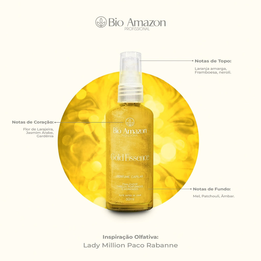 Perfume Capilar Gold Essence - 60ml